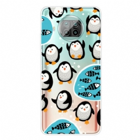 Handyhülle Für Xiaomi Redmi Note 9 Pro 5G Pinguine Und Fische