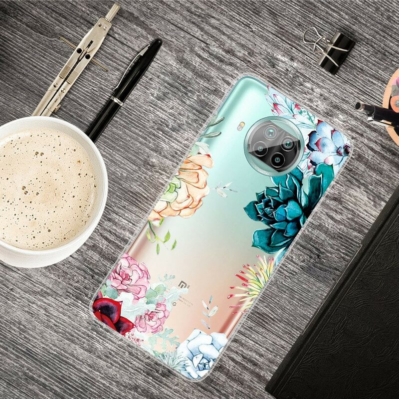 Hülle Für Xiaomi Redmi Note 9 Pro 5G Aquarellblumen