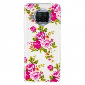 Hülle Für Xiaomi Redmi Note 9 Pro 5G Neon-liberty-blumen