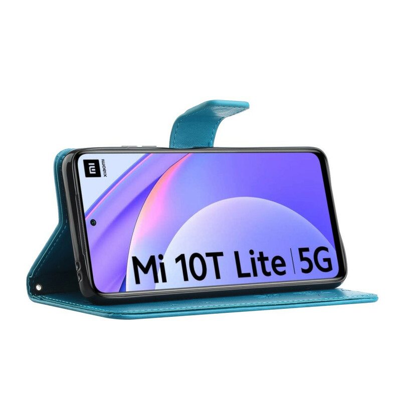 Lederhüllen Für Xiaomi Redmi Note 9 Pro 5G Asiatische Schmetterlinge