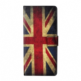 Lederhüllen Für Xiaomi Redmi Note 9 Pro 5G England-flagge