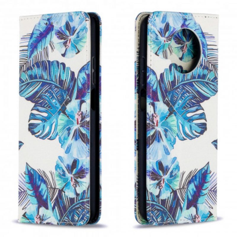 Schutzhülle Für Xiaomi Redmi Note 9 Pro 5G Flip Case Blätter