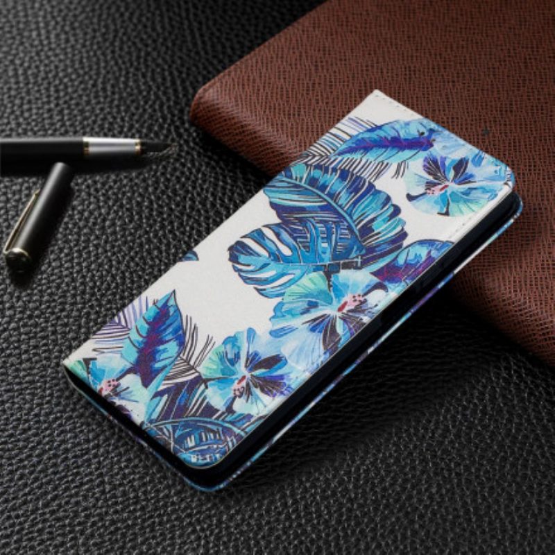 Schutzhülle Für Xiaomi Redmi Note 9 Pro 5G Flip Case Blätter