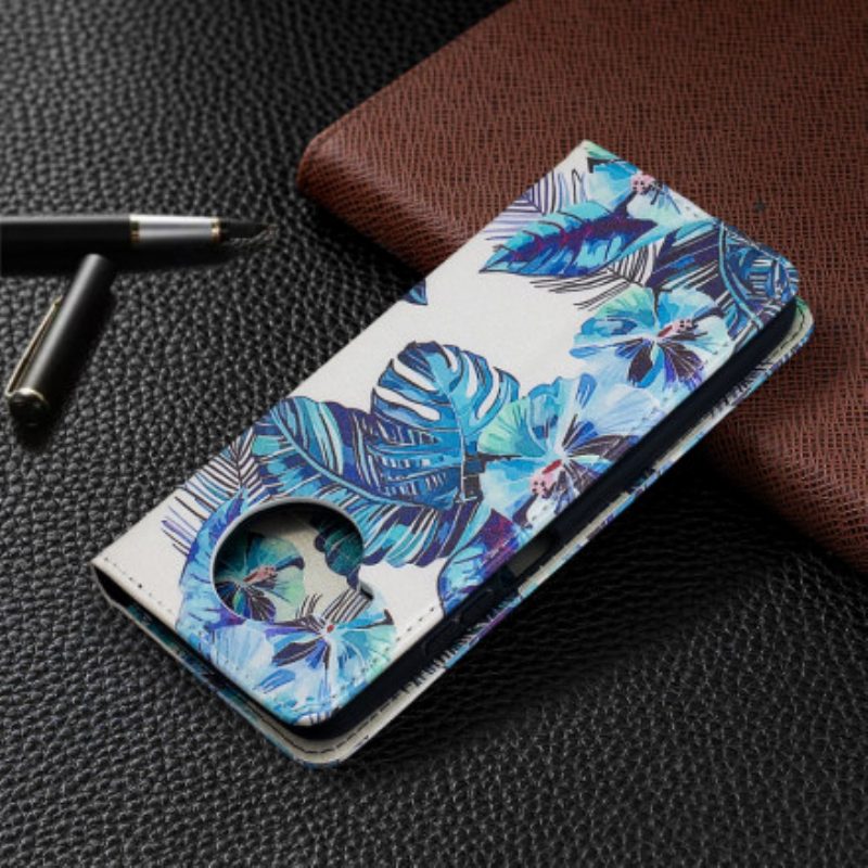 Schutzhülle Für Xiaomi Redmi Note 9 Pro 5G Flip Case Blätter