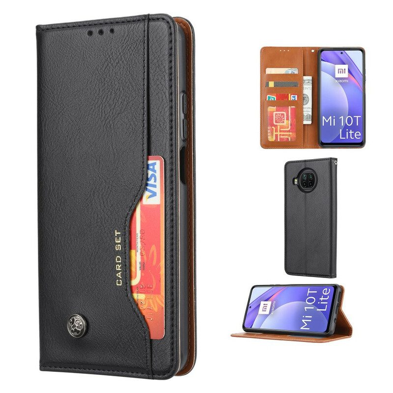 Schutzhülle Für Xiaomi Redmi Note 9 Pro 5G Flip Case Kartenhalter