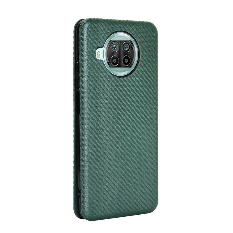 Schutzhülle Für Xiaomi Redmi Note 9 Pro 5G Flip Case Kohlefaser