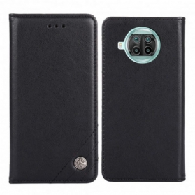 Schutzhülle Für Xiaomi Redmi Note 9 Pro 5G Flip Case Lederstil Mit Niete