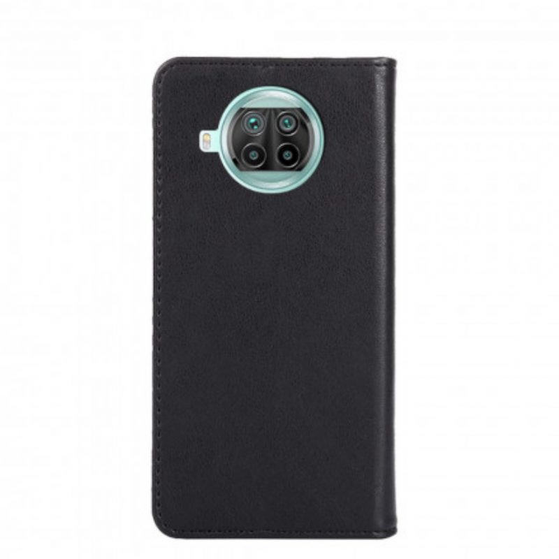 Schutzhülle Für Xiaomi Redmi Note 9 Pro 5G Flip Case Lederstil Mit Niete