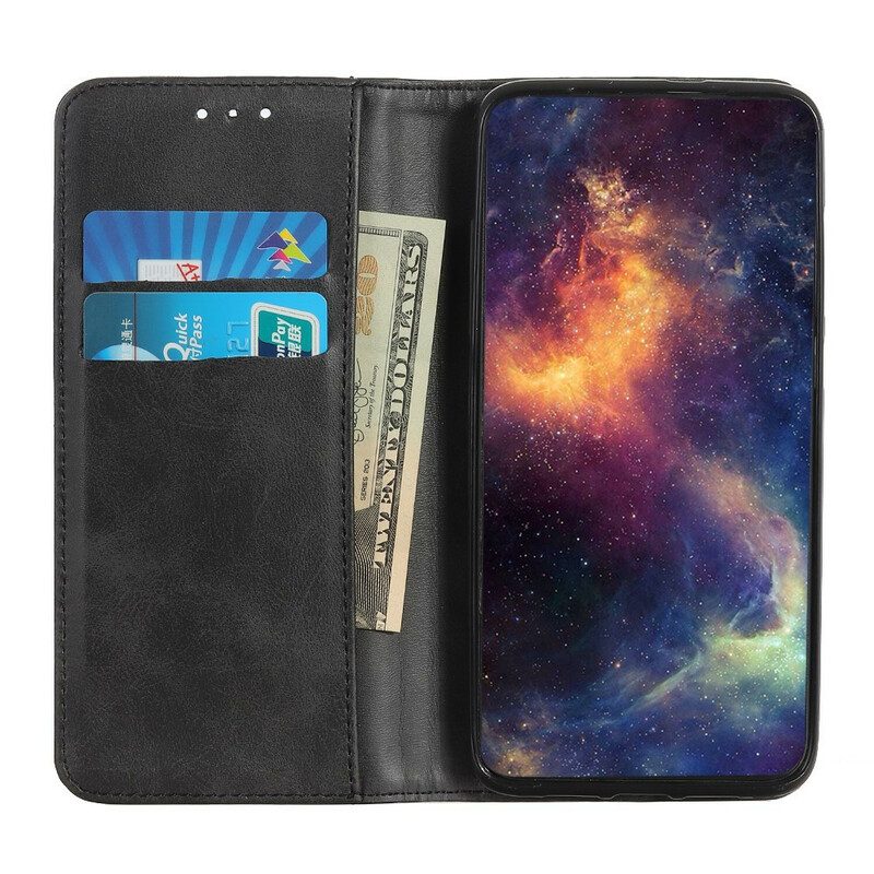 Schutzhülle Für Xiaomi Redmi Note 9 Pro 5G Flip Case Spaltleder