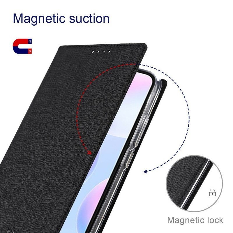 Schutzhülle Für Xiaomi Redmi Note 9 Pro 5G Flip Case Strukturiertes Vili Dmx