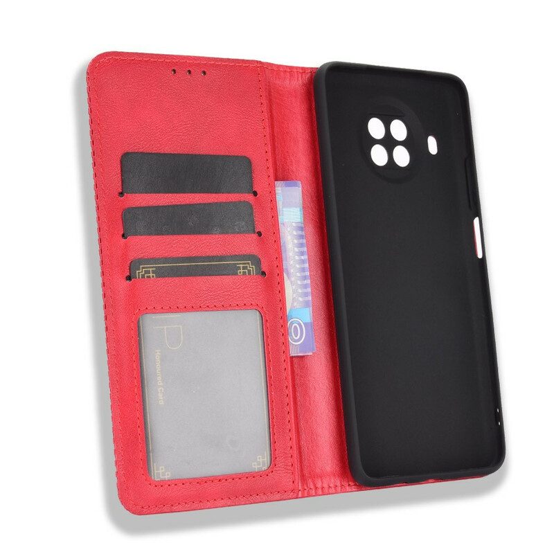 Schutzhülle Für Xiaomi Redmi Note 9 Pro 5G Flip Case Vintage-effekt