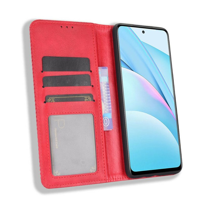 Schutzhülle Für Xiaomi Redmi Note 9 Pro 5G Flip Case Vintage-effekt