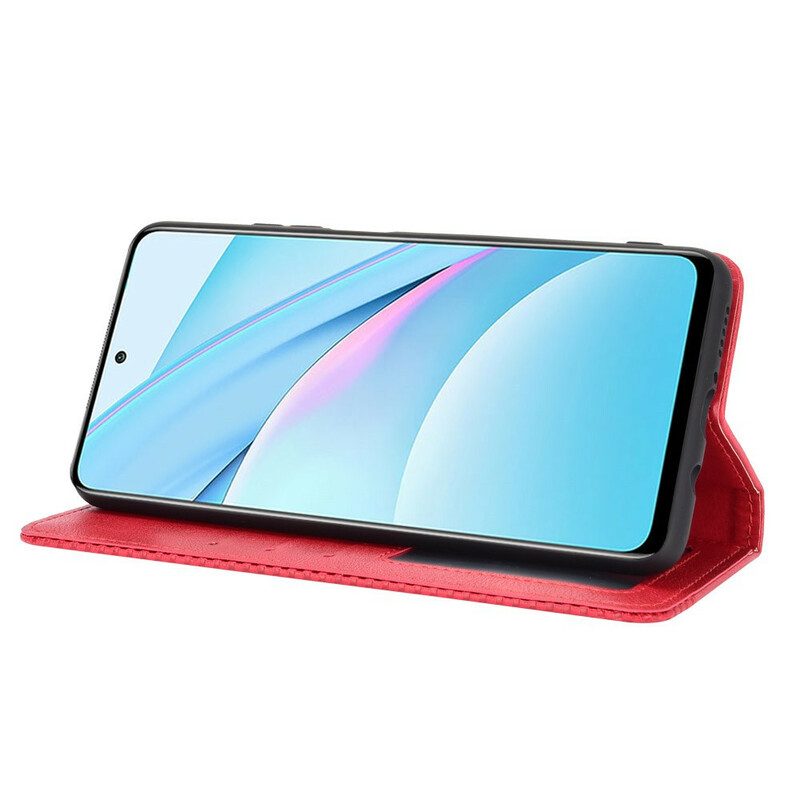 Schutzhülle Für Xiaomi Redmi Note 9 Pro 5G Flip Case Vintage-effekt