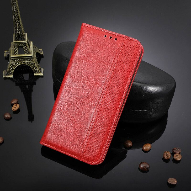 Schutzhülle Für Xiaomi Redmi Note 9 Pro 5G Flip Case Vintage-effekt