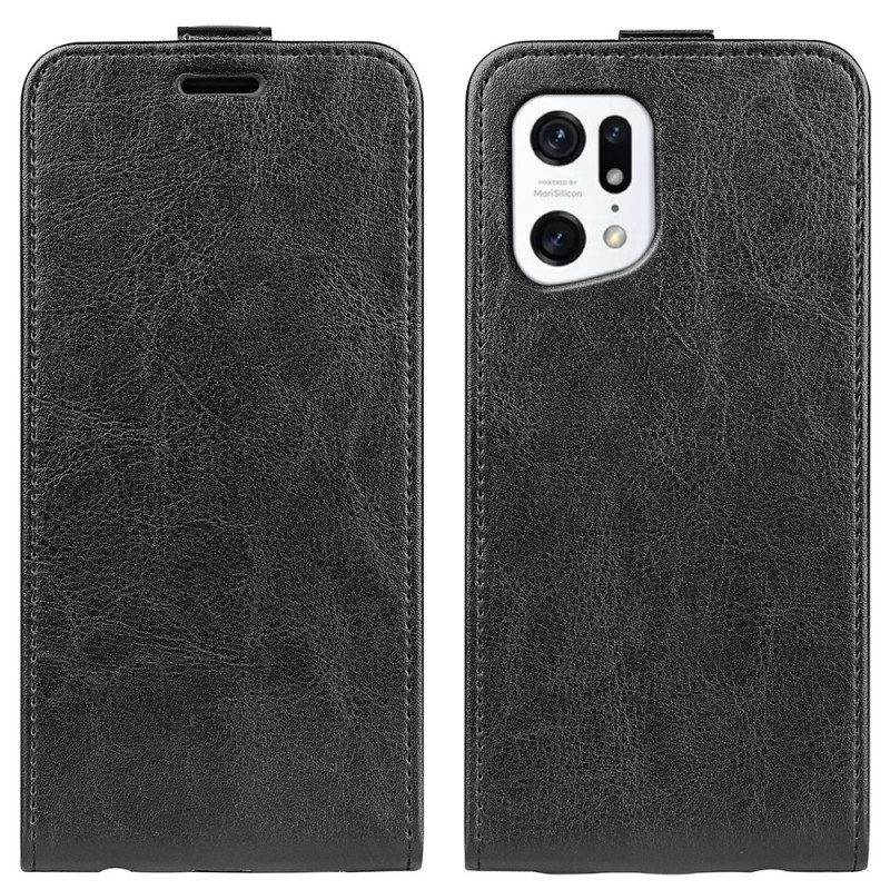 Flip Case Für Oppo Find X5 Flip Case Faltbar