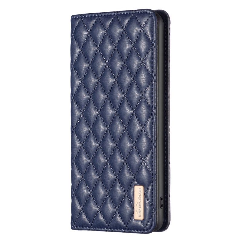 Flip Case Honor X9b / Magic 6 Lite Gesteppt Binfen Color