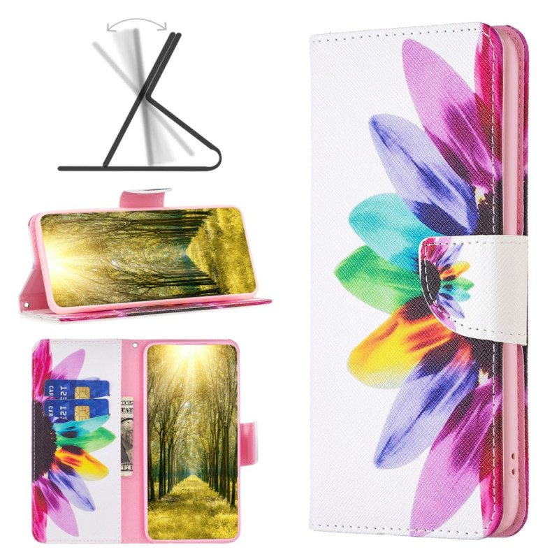 Lederhüllen Für Honor X9b / Magic 6 Lite Blumenaquarell