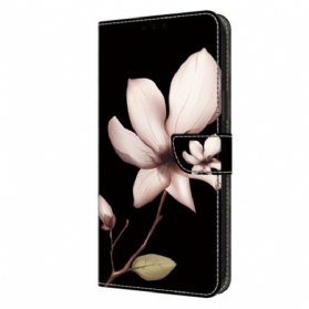 Lederhüllen Für Honor X9b / Magic 6 Lite Rosa Blume