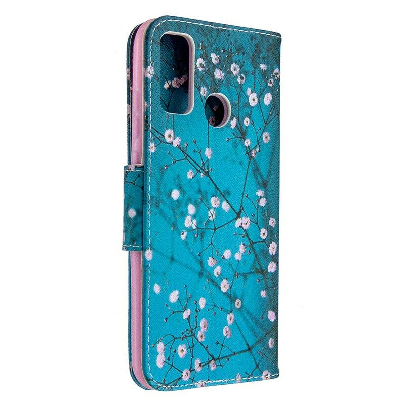 Flip Case Für Huawei P Smart 2020 Blühender Baum