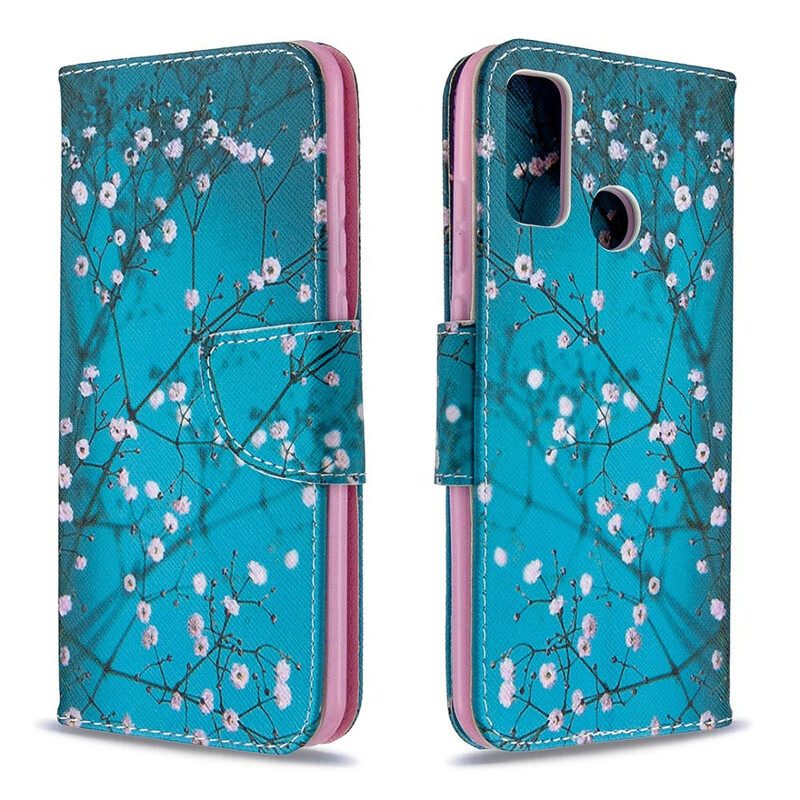 Flip Case Für Huawei P Smart 2020 Blühender Baum