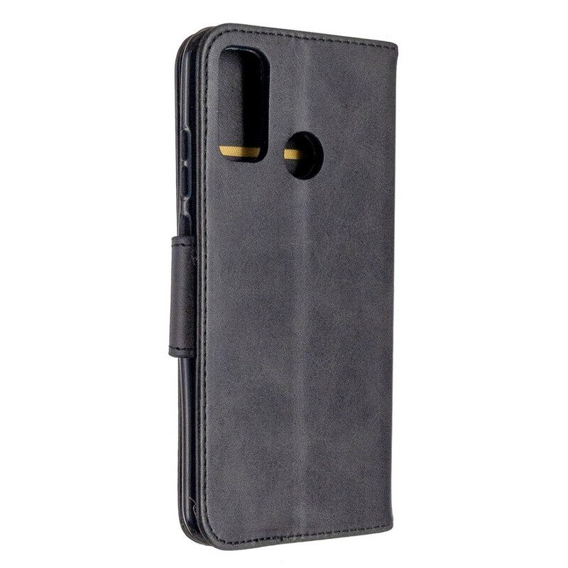 Flip Case Für Huawei P Smart 2020 Flip Case Glatte Klappe Schräg