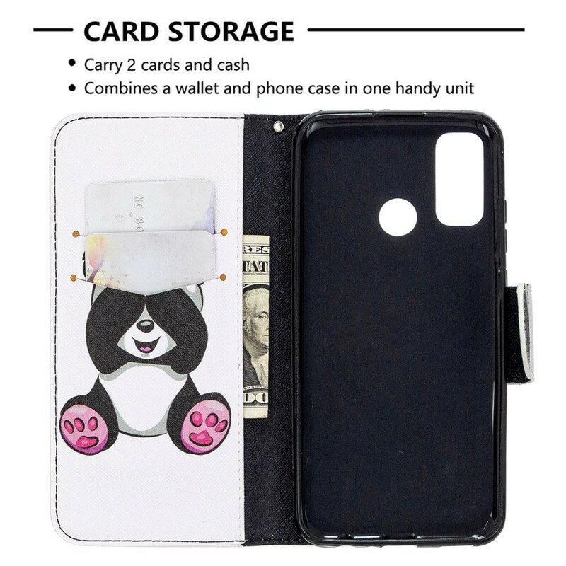 Flip Case Für Huawei P Smart 2020 Panda-spaß