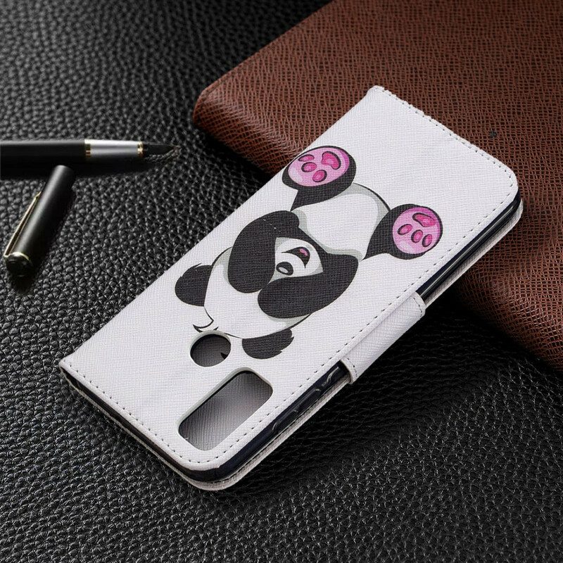 Flip Case Für Huawei P Smart 2020 Panda-spaß