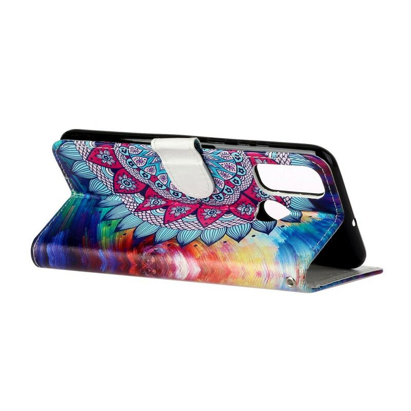 Flip Case Für Huawei P Smart 2020 Ultra Buntes Mandala