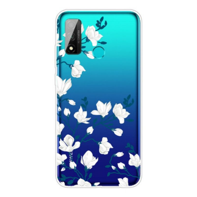 Handyhülle Für Huawei P Smart 2020 Weiße Blumen