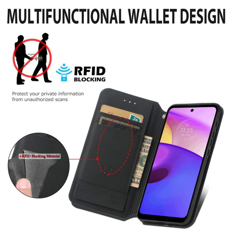 Schutzhülle Für Moto E40 / E30 / E20 Flip Case Künstlerisches Rfid