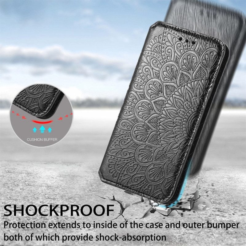 Schutzhülle Für Moto E40 / E30 / E20 Flip Case Mandala