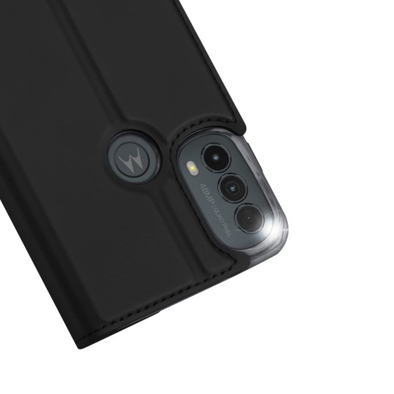 Schutzhülle Für Moto E40 / E30 / E20 Flip Case Skin Pro Dux Ducis