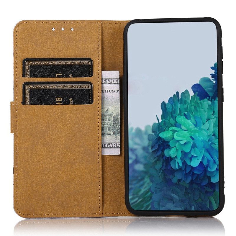 Flip Case Für Xiaomi Redmi 10A Blühender Baum