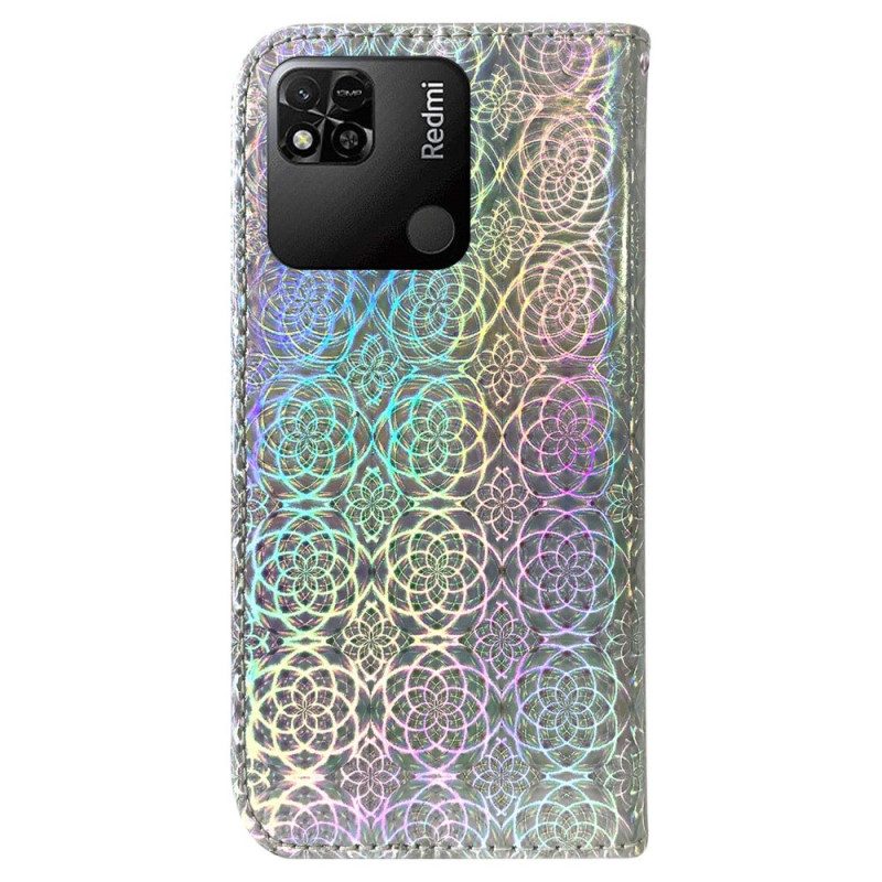 Flip Case Für Xiaomi Redmi 10A Disco-stil