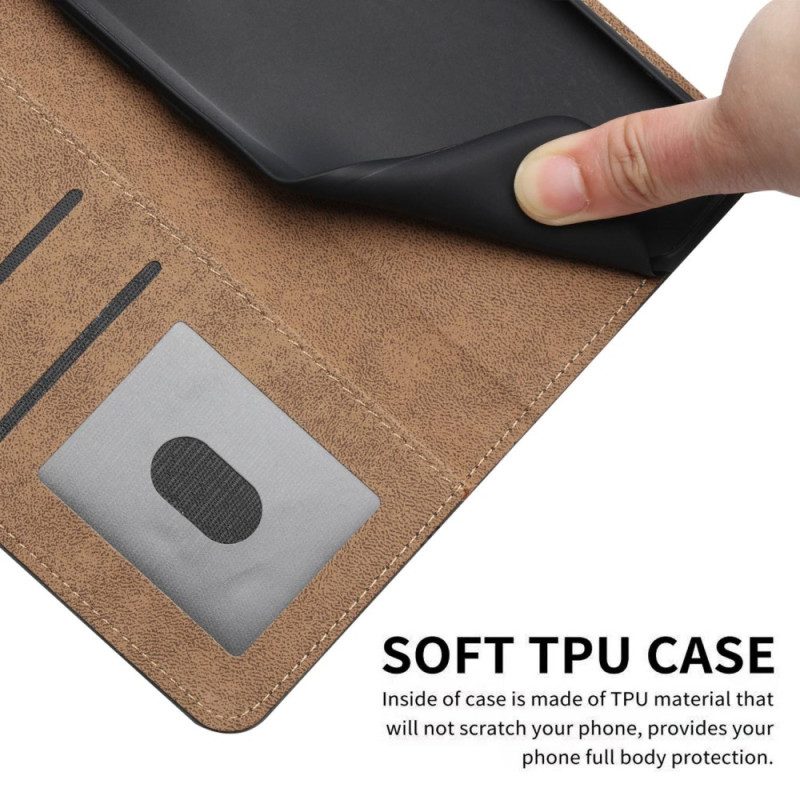 Flip Case Für Xiaomi Redmi 10A Mit Kordel Geometrischer Lederstil Mit Riemchen