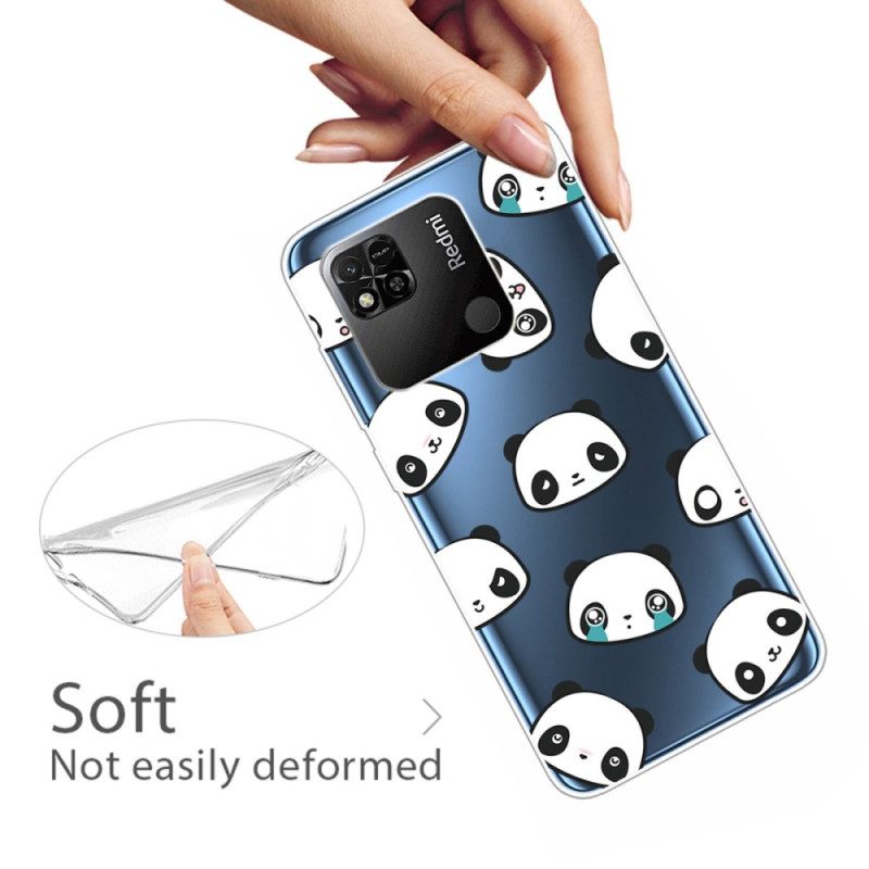 Hülle Für Xiaomi Redmi 10A Nahtlose Süße Pandas