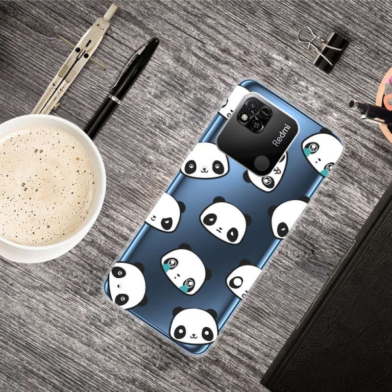 Hülle Für Xiaomi Redmi 10A Nahtlose Süße Pandas