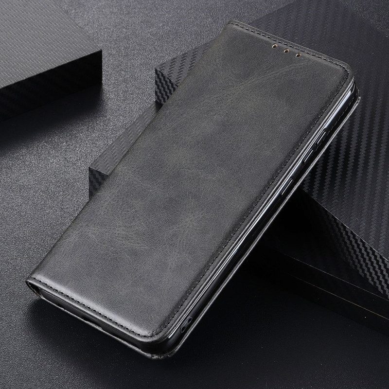 Schutzhülle Für Xiaomi Redmi 10A Flip Case Elegantes Spaltleder