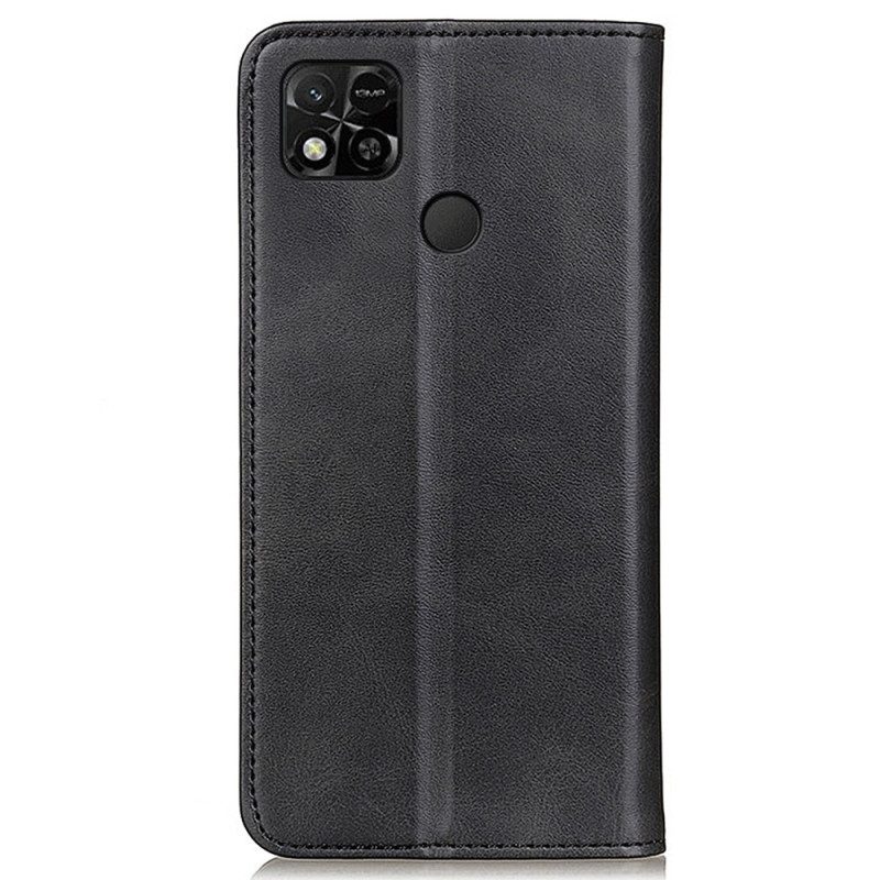 Schutzhülle Für Xiaomi Redmi 10A Flip Case Elegantes Spaltleder