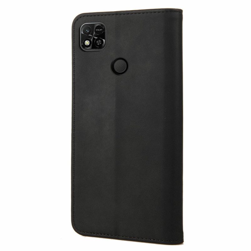 Schutzhülle Für Xiaomi Redmi 10A Flip Case Zweifarbig Mit Niete