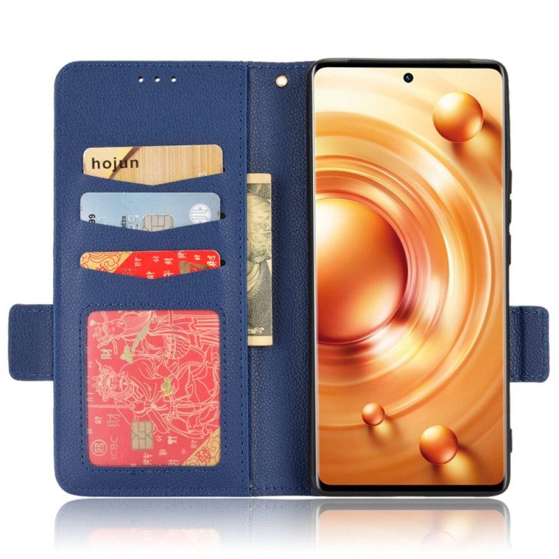 Lederhüllen Für Vivo X80 Pro Flip Case Klappe Doppelt. Neue Farben