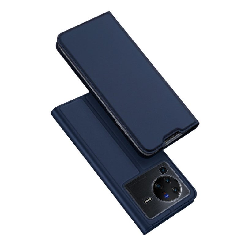 Schutzhülle Für Vivo X80 Pro Flip Case Skin-pro-serie Dux Ducis