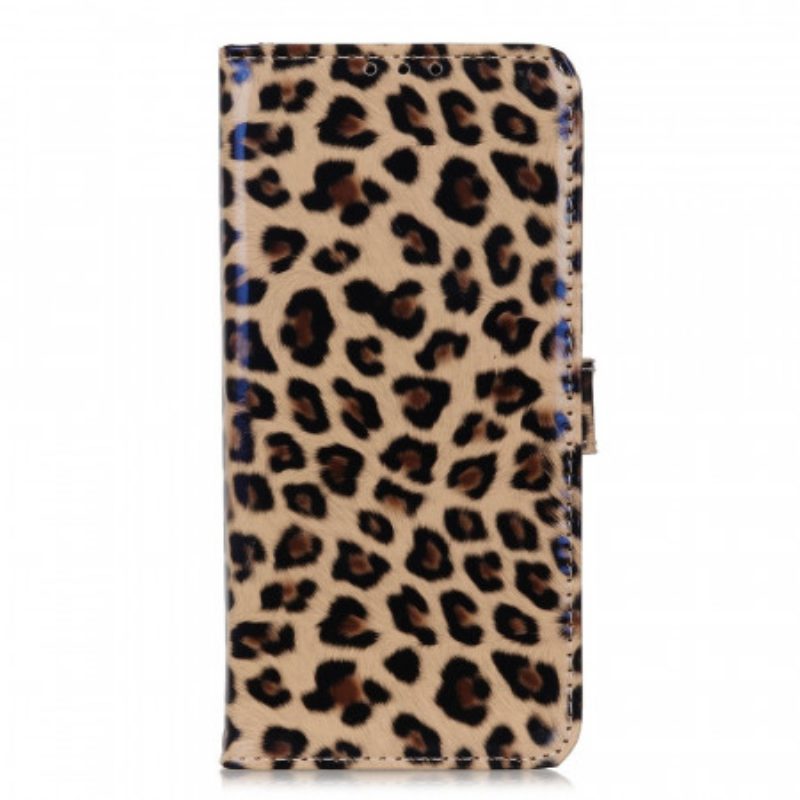 Flip Case Für Samsung Galaxy A03s Leopard