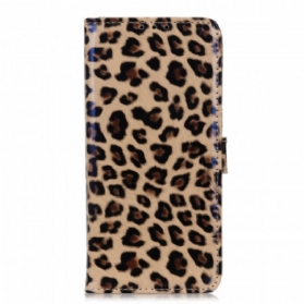 Flip Case Für Samsung Galaxy A03s Leopard