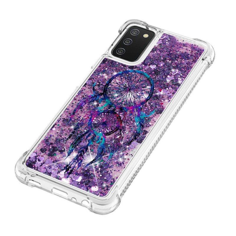 Handyhülle Für Samsung Galaxy A03s Glitzer-traumfänger