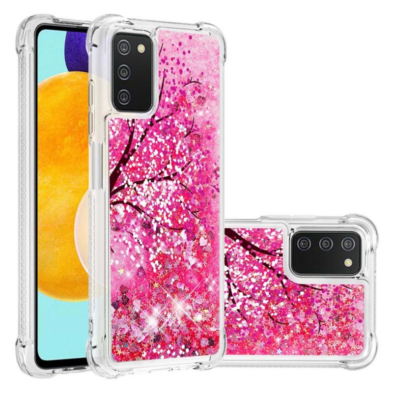 Hülle Für Samsung Galaxy A03s Glitzerbaum