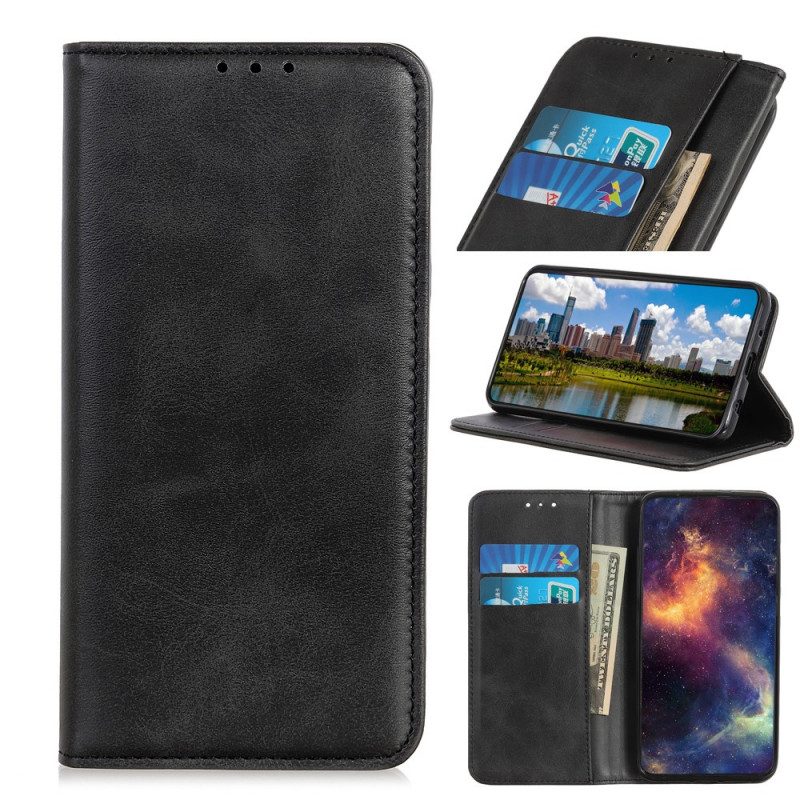 Schutzhülle Für Samsung Galaxy A03s Flip Case Elegantes Spaltleder