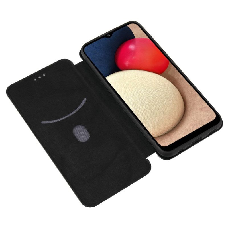 Schutzhülle Für Samsung Galaxy A03s Flip Case Kohlefaser