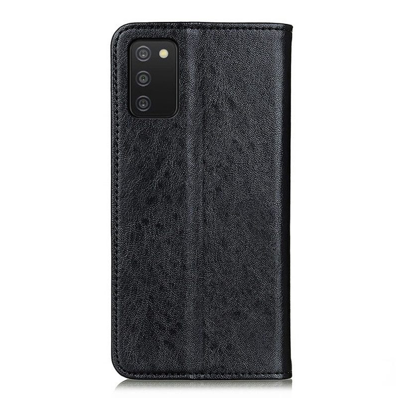 Schutzhülle Für Samsung Galaxy A03s Flip Case Lederstruktur