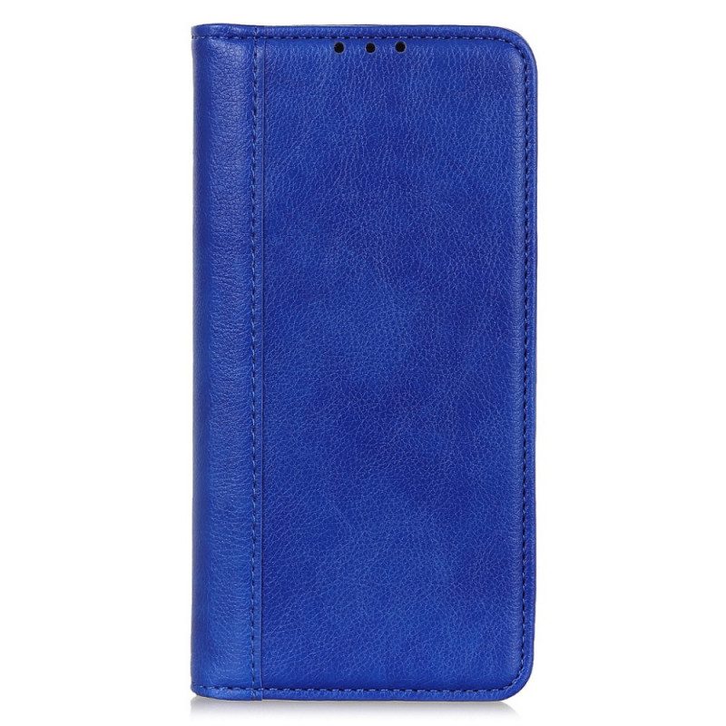 Schutzhülle Für Samsung Galaxy A03s Flip Case Litchi Business Spaltleder